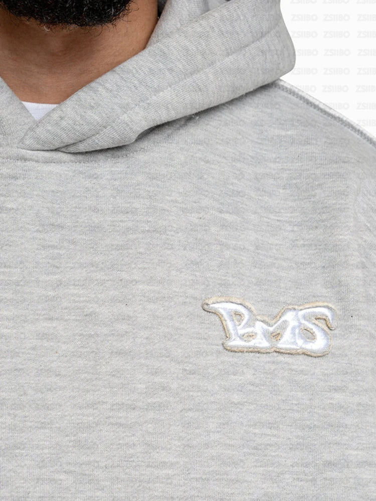 Harajuku Stylish Retro Letter Print Hoodies Women Graphic American Y2K Top Oversized Hoodie Couples Streetwear Goth Women Clothe