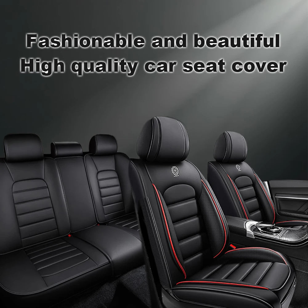 Car interior set: car seat cover, suitable for BUICK LACROSSE 2010-2016, waterproof PU leather, easy to clean, easy to install