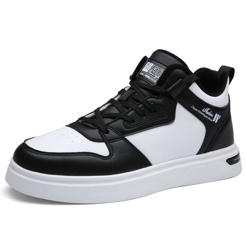 Mens Board Shoes 2025 New Autumn Winter Thick Velvet Warmth Comfort Sports Leisure Shoes Fashion High Top Flat Walking Shoes Man