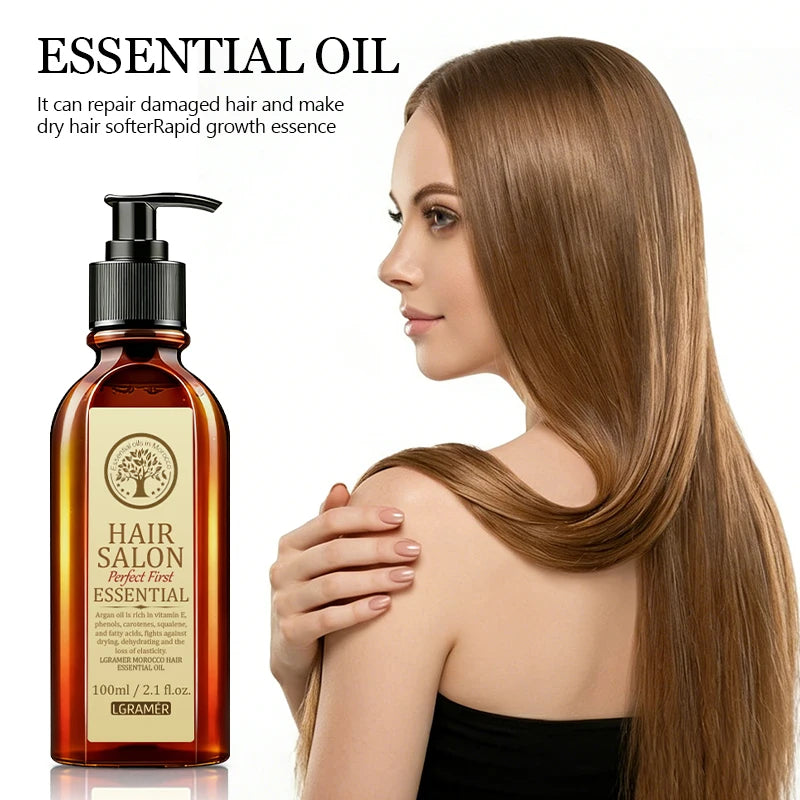 Moroccan Fruit Hair Oil Care Oil Rapidly Promotes Hair Growth Prevent Hair Loss Strengthens Hair Nourishes and Softens Hair Care