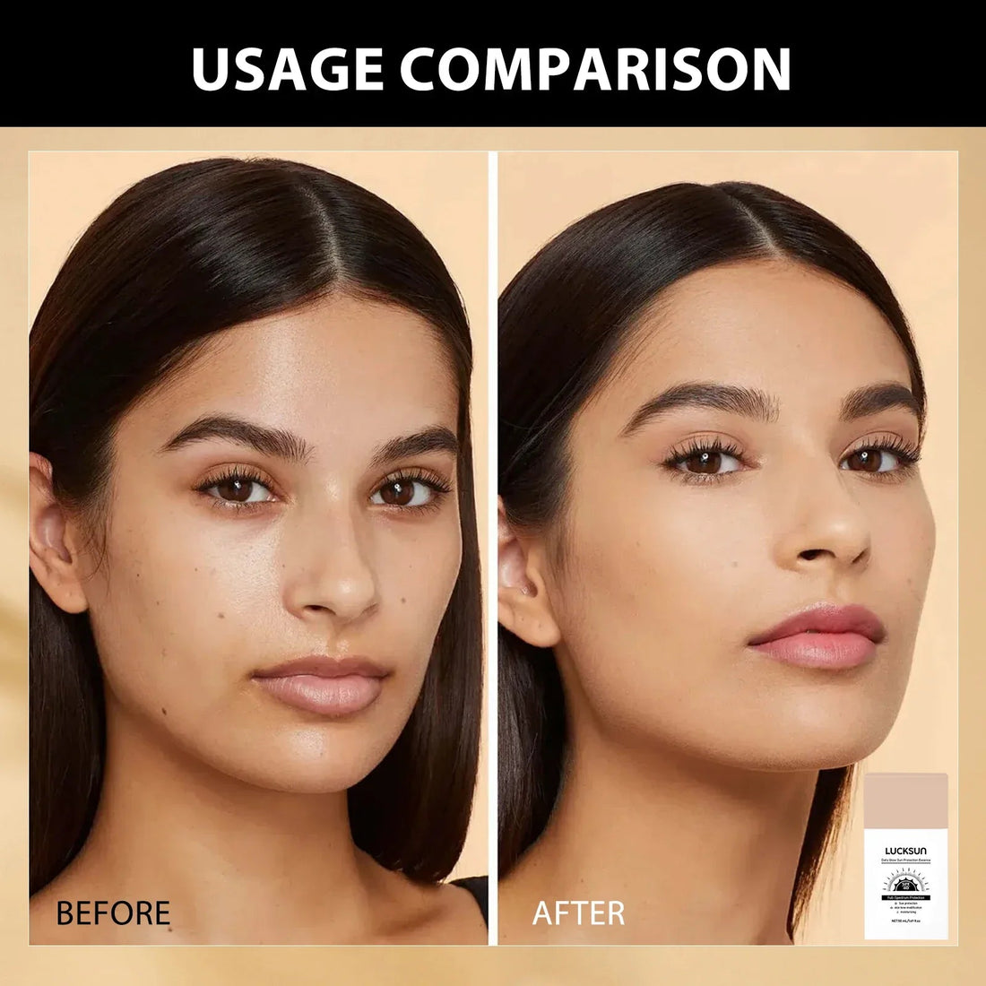 Liquid Foundation Cream Sunscreen High-coverage Moisturizing Oil-control Non-stick Sunscreen Waterproof Concealer Face Makeup Halalzen