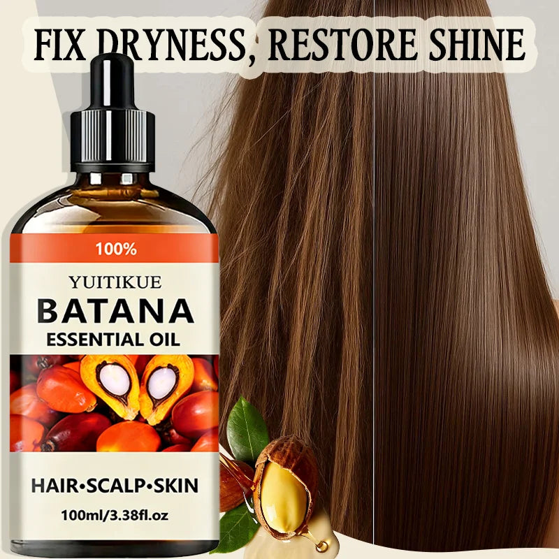 Natural Organic Batana Hair Oil Deep Nourishing And Strengthening Formula for Promoting Healthy Shiny Hair Growth