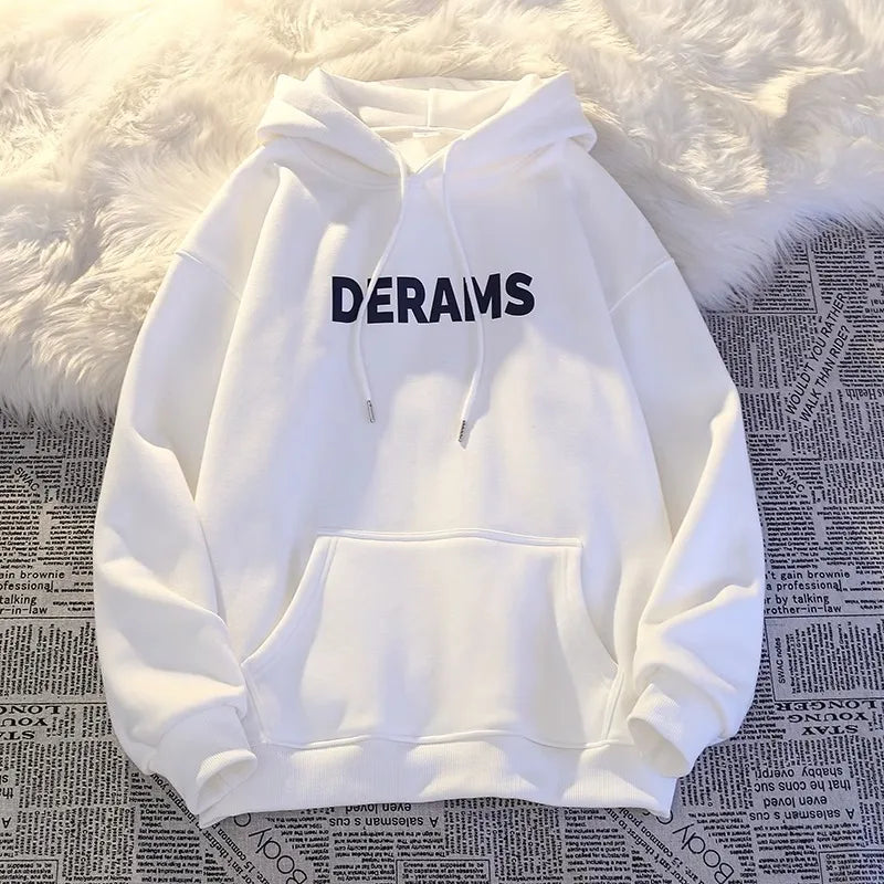 Heavyweight American Streetwear Brand Hooded Long - Sleeve Sweatshirt for Men. New Autumn and Spring Styles, Korean