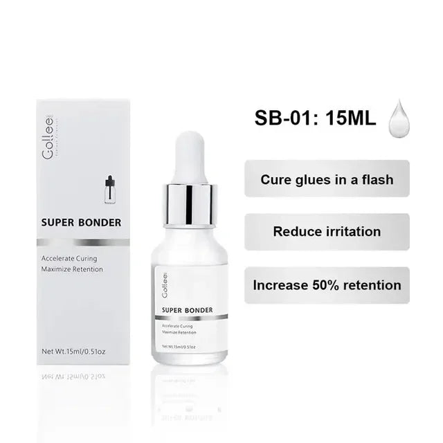 Gollee Lash Extensions Primer 15ML Eyelash Super Bonder Increased durability Help Eyelashe Bonder Fixing Lasting Adhesive Makeup Halalzen