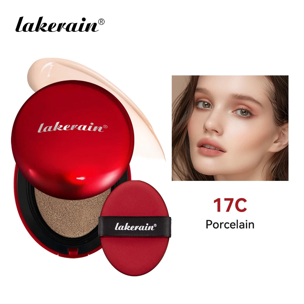 Lakerain Sunscreen Cushion Foundation  Waterproof Long-lasting Brighten Foundation Cream Women Base Makeup Face Korean Cosmetics Halalzen