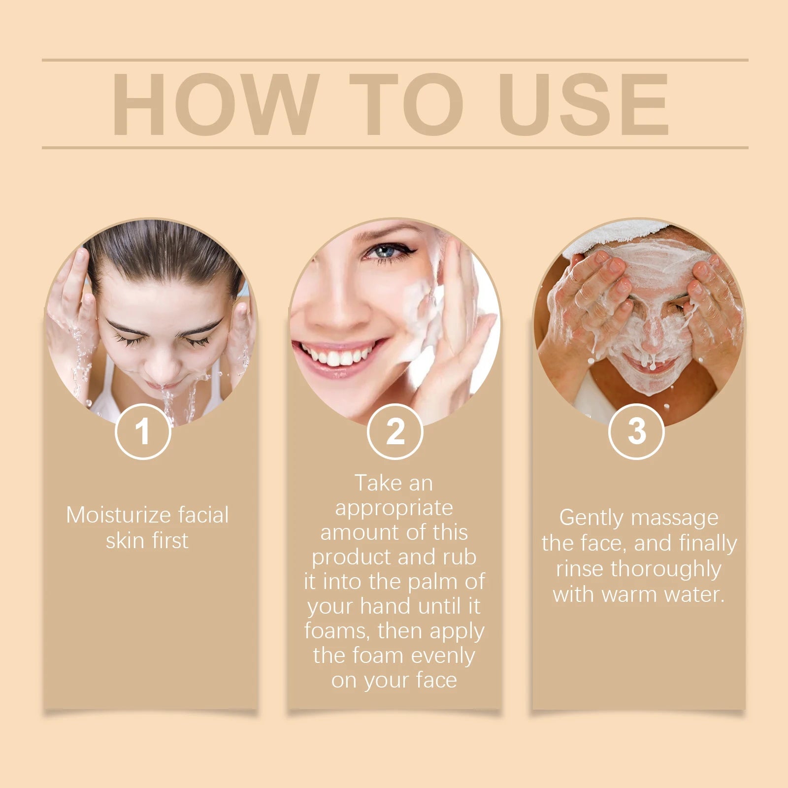 Rice Milk Cleansing Foam 120g Gentle Facial Wash Deep Cleanse Rice Extract Hydrating Non Drying Rich Lather for Soft Bright Skin Halalzen