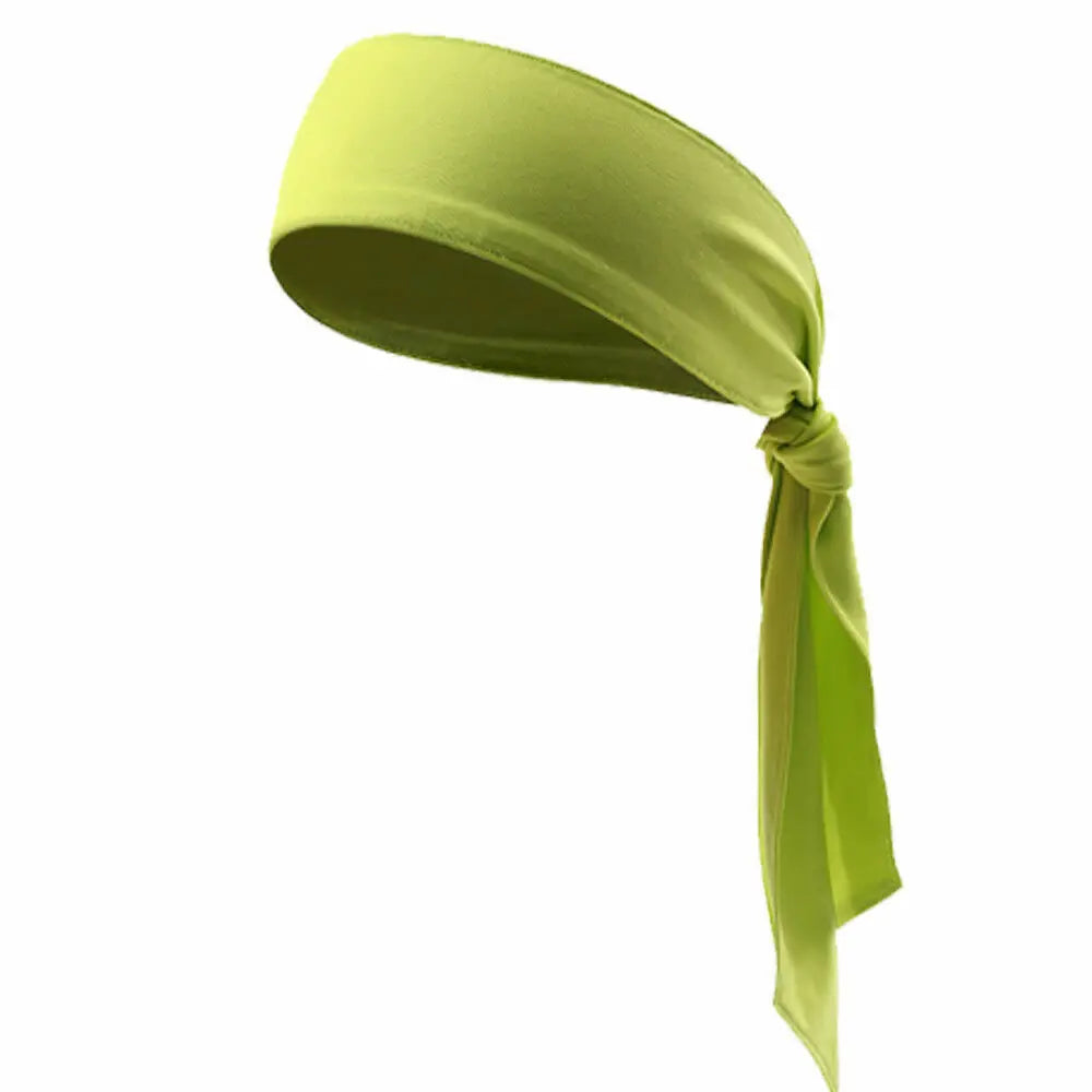Men Women Sports Head Tie Headband Stretch Yoga Gym Hair Wrap Athletic Sweatband Elastic Gym Yoga Hairband Tennis Headwear