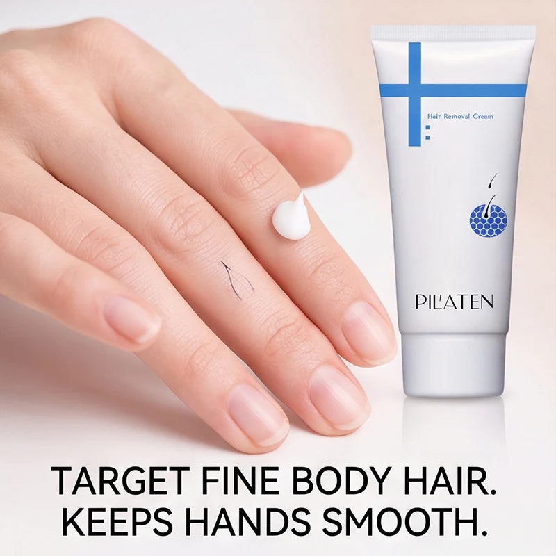 1/2/3/4PCS MILD HAIR REMOVAL CREAM, SMOOTH EASY SPREADING TEXTURE, FOR UNDERARM, ARM AND LEG HAIR CARE, SUITABLE FOR MEN AND WOMEN, EASY SIMPLE OPERATION, DAILY TREATMENT FOR UNWANTED BODY HAIR, 100G TUBE PACKAGING