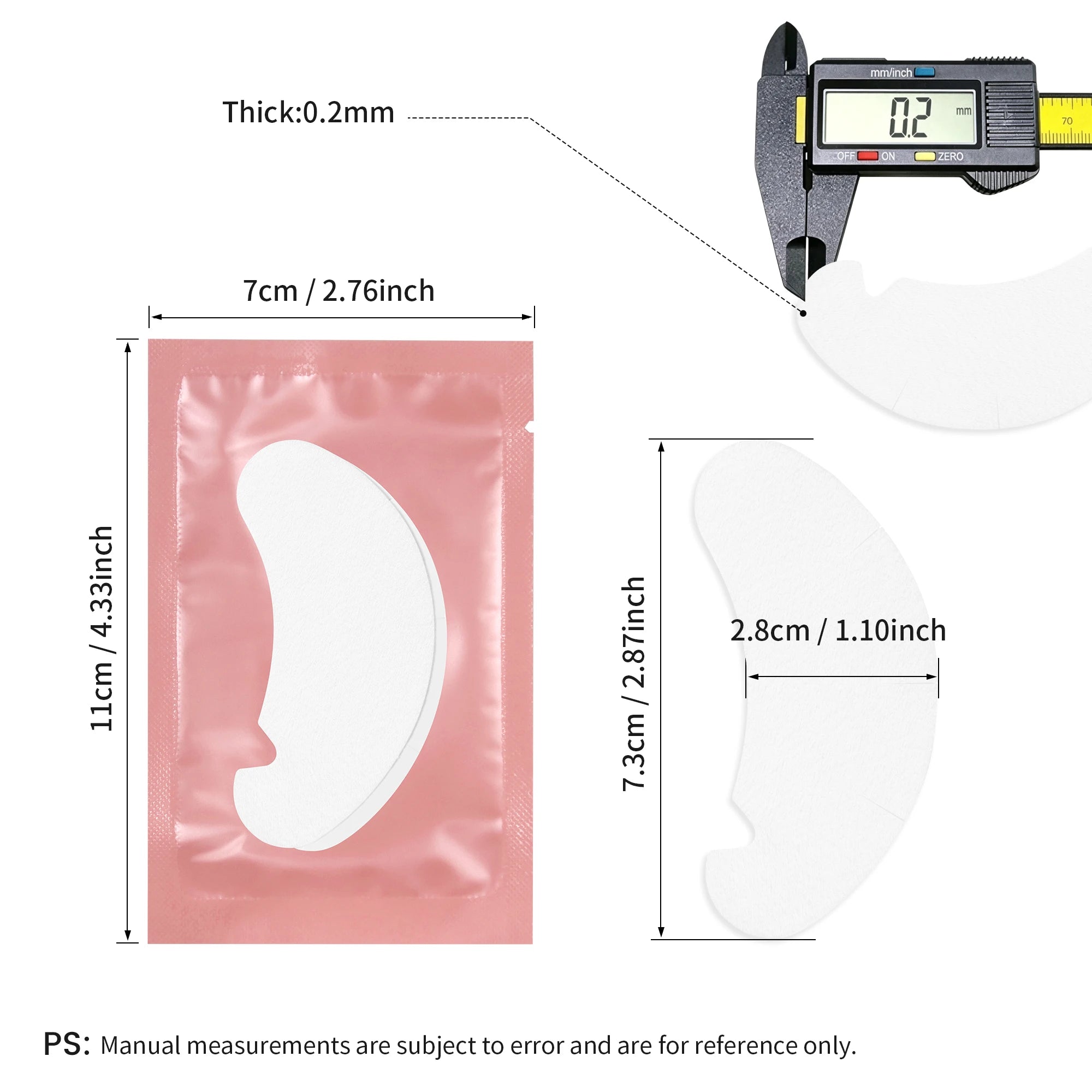 GLAMLASH 50pairs U Shape Eyelash Pads Grafted Lash Hydrogels Tips Sticker Makeup Tools Gel Patches Under Eye Pads