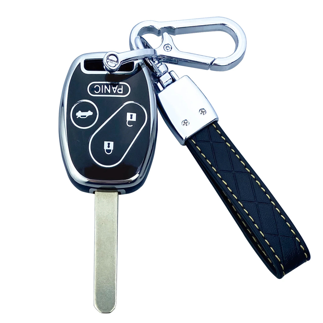 Key Fob Cover Case Compatible with Honda Accord Civic Cr-V Cr-Z Fit Odyssey Crosstour Accessories