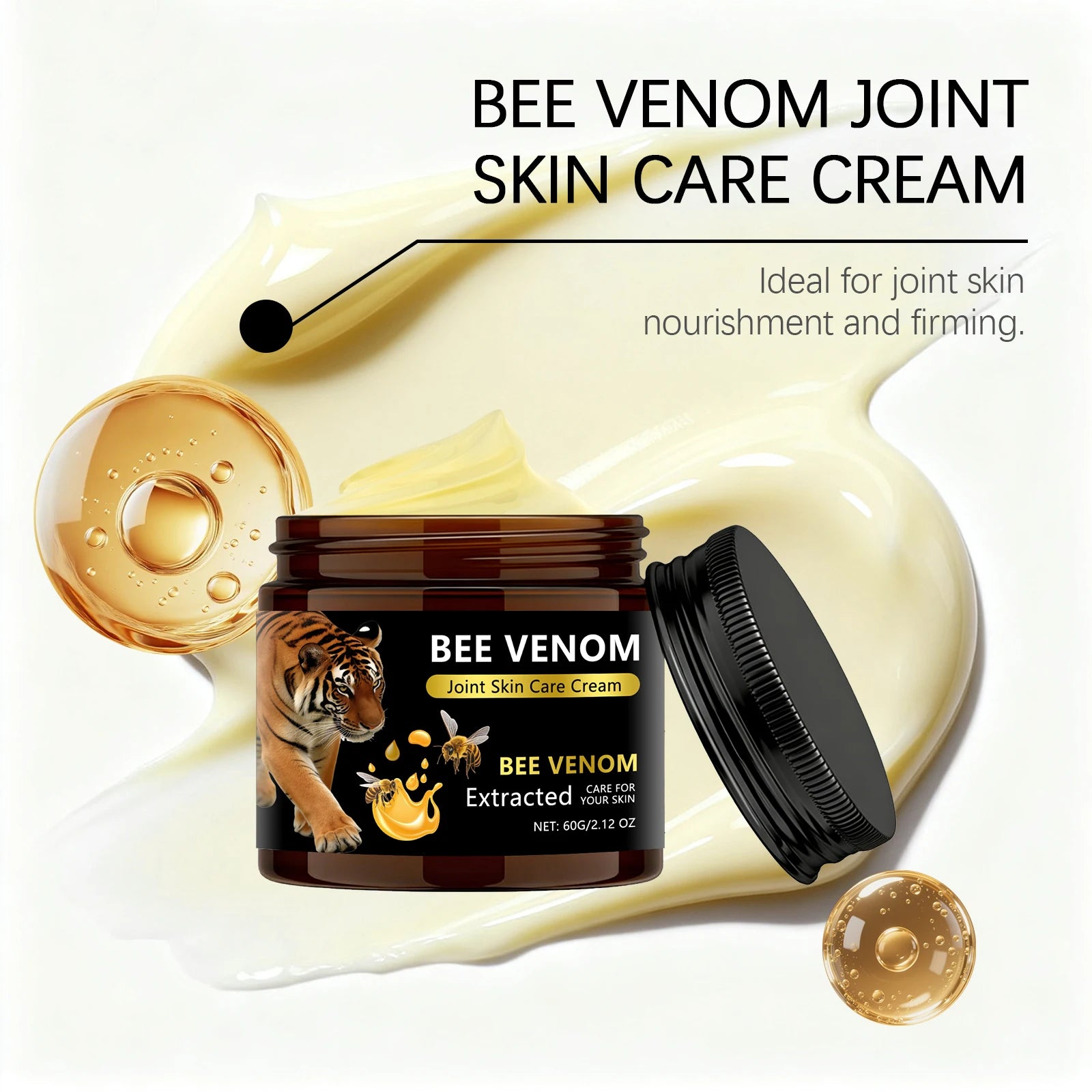 Bee Venom Joint Care Cream - Gentle and Nourishing Care for Body Joints, Comfortable Topical Application for Daily Use