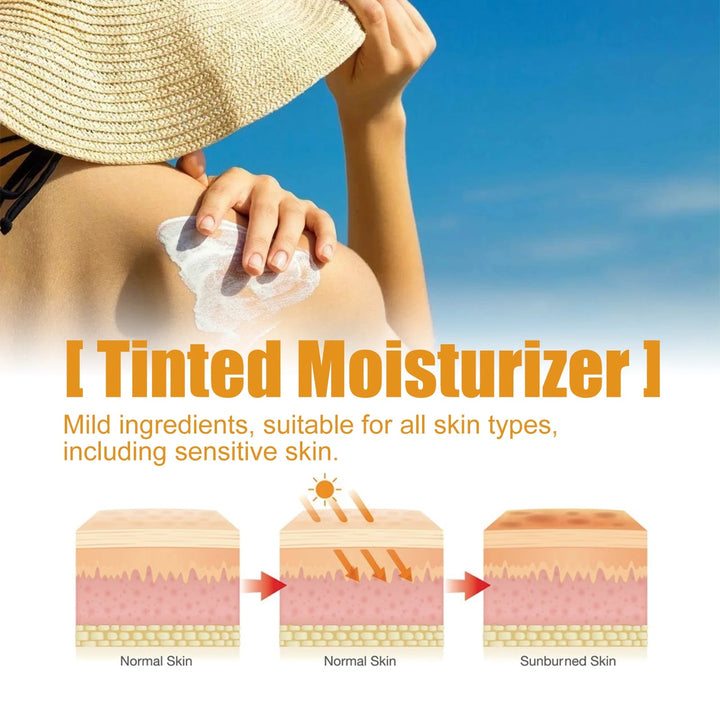 Hoygi Sunscreen whitening face sunscreen isolation makeup base moisturizing refreshing UV sunscreen Skin Whitening Cream Halalzen