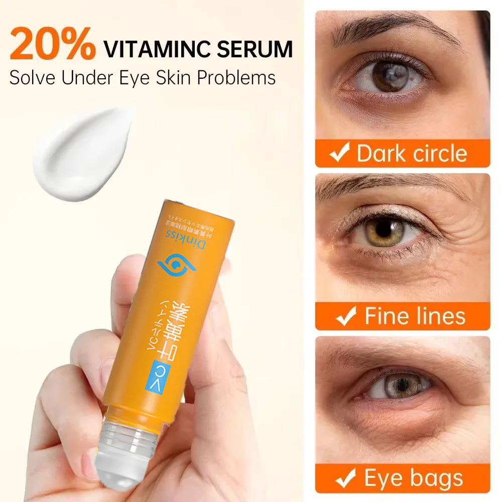 Anti Dark Circle Eye Serum Oil Retinol Anti Wrinkle Firming Skin Remove Eye Bag Fade Fine Line Whitening Brighten Eye Care Korea Halalzen