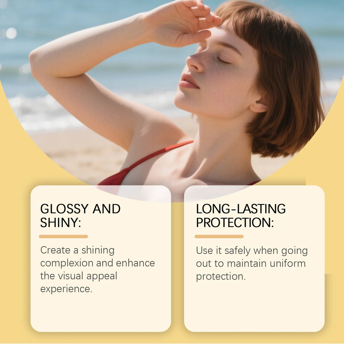 Coconut Shining Sunscreen Oil Reduce Sunburn Long Lasting Protection Skin Inhibit Melanin Production Waterproof UV Resistant Oil Halalzen