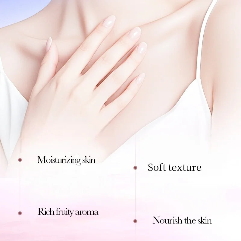 180g Strawberry Body Lotion, Containing Niacinamide, Strawberry Fruit Extract and Other Skin-Friendly Ingredients, Deeply Moisturizes, Locks in Skin Moisture, Improves Dryness, and Makes Skin Look Smooth and Delicate, Suitabl