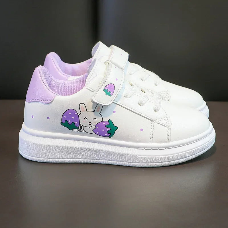 2025 Girl shoe spring Autumn Boy White Shoe Casual Running kid Shoe Anti Slip Soft Sole Sneaker kid tenis Hot selling item