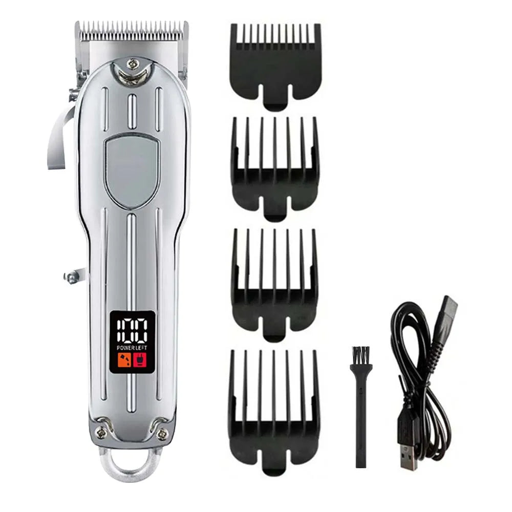 Hair Clippers for Men Professional, Barber Clippers and Trimmers Set, Cordless Hair Clippers for Hair Cutting Kit Halalzen
