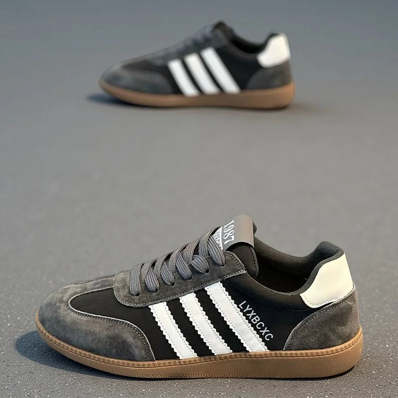 Hot Selling Leather Shoes Running Men Casual Skate Shoes Sneakers Summer Trainers Board Shoes Free Shipping 2025 New Breathable