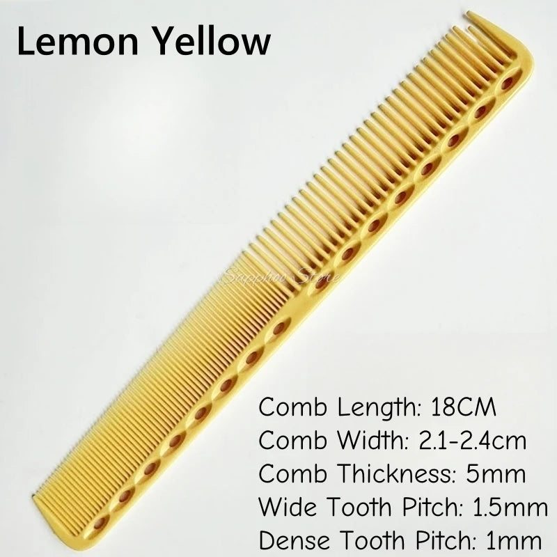 1PC 18cm Professional Hairdressing Haircut Comb Double Headed Anti Static High Temperature Resistance Salon Hair Styling Tools