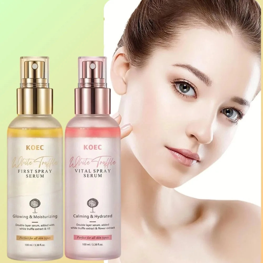 Korean KOEC White Truffle Extract\Vitamin E Facial Serum Spray White Truffle First Spray Serum Antioxidant Glowing Facial Serum