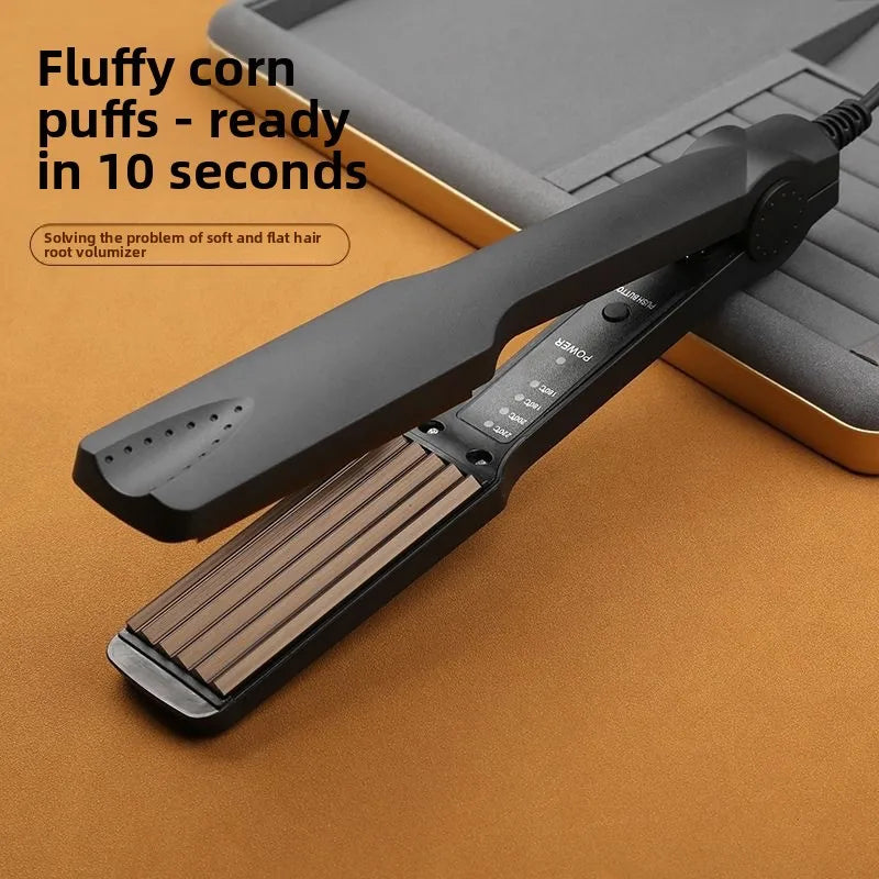 Hair Crimper Curler Ceramic Tourmaline Corrugated Curling Iron Fast Heat Up Adjustable Temperature for Waves Volume Salon Use Halalzen