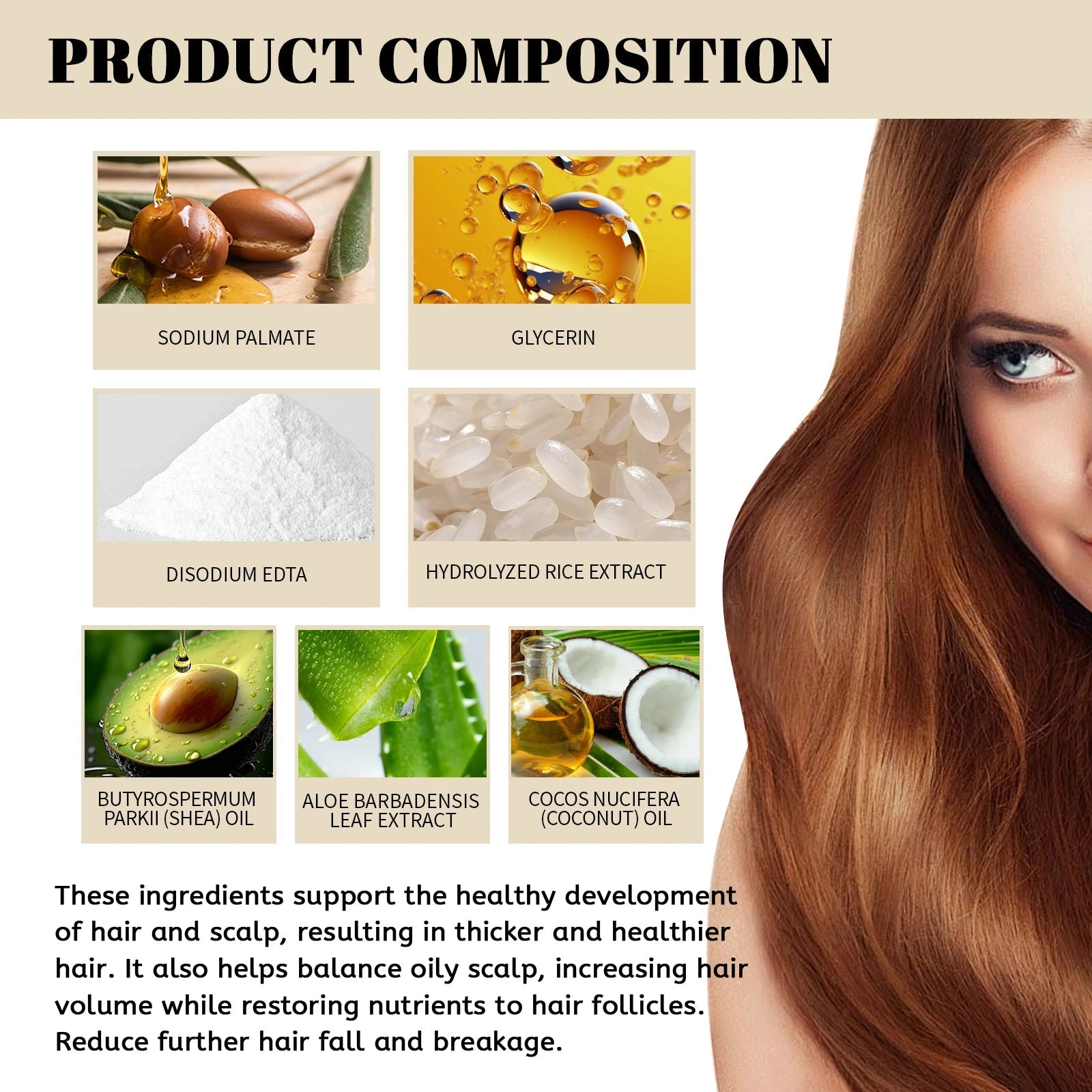 Rice Water Shampoo Soap Solid Hair Growth Shampoo Bar Hair Regrow Shampoo Bar Drop Shipping HALALZEN