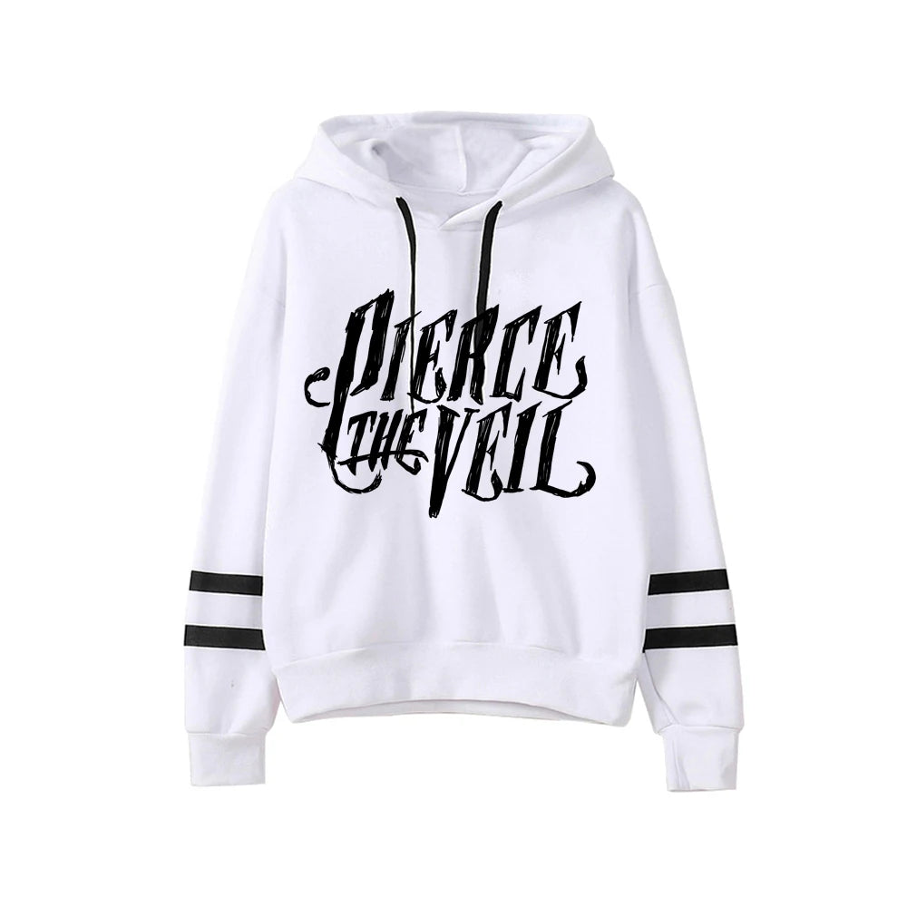 Streetwear Pierce The Veil Rock Band HoodiesUnisex I Can't Hear You World Tour 2025 Hip Hop Unisex Fashion Pullovers