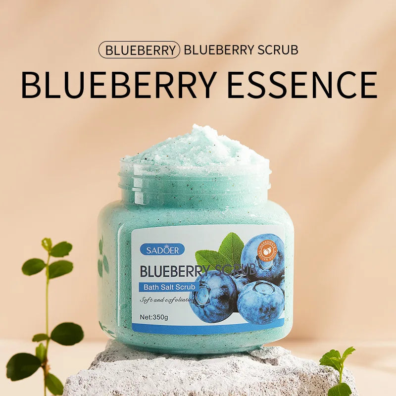 Body Scrub Face Collagen Body Wash SADOER Exfoliating Fruit Bath Salt Scrub Moisturizing Gentle Smooth Skin Refresh Cleaning Hot Halalzen
