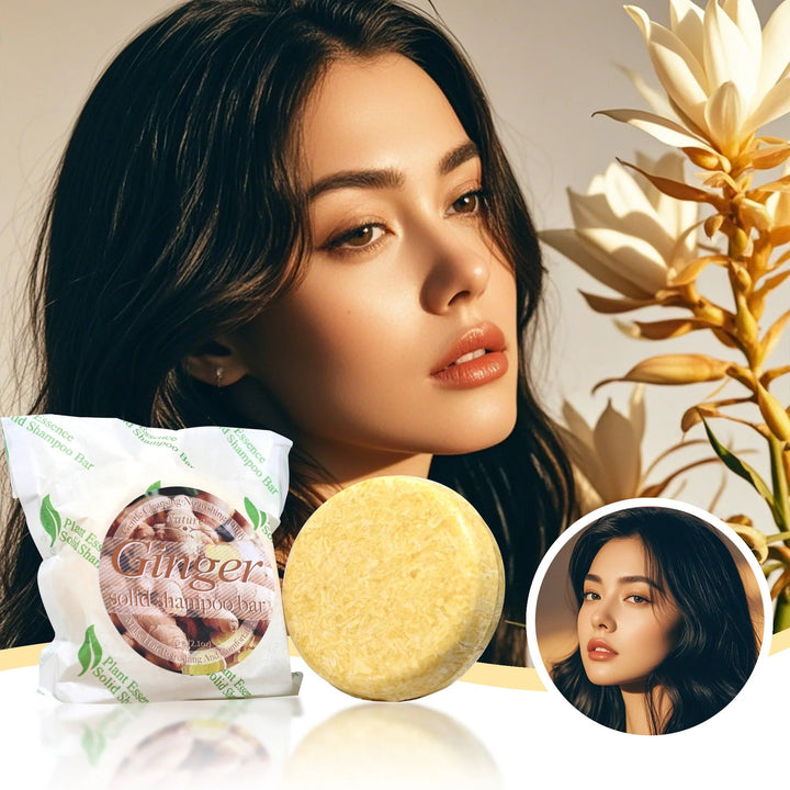 Ginger vitamin C essence shampoo vegetable essential oil soap turmeric powder fluffy and nourishing deep cleaning soap Halalzen