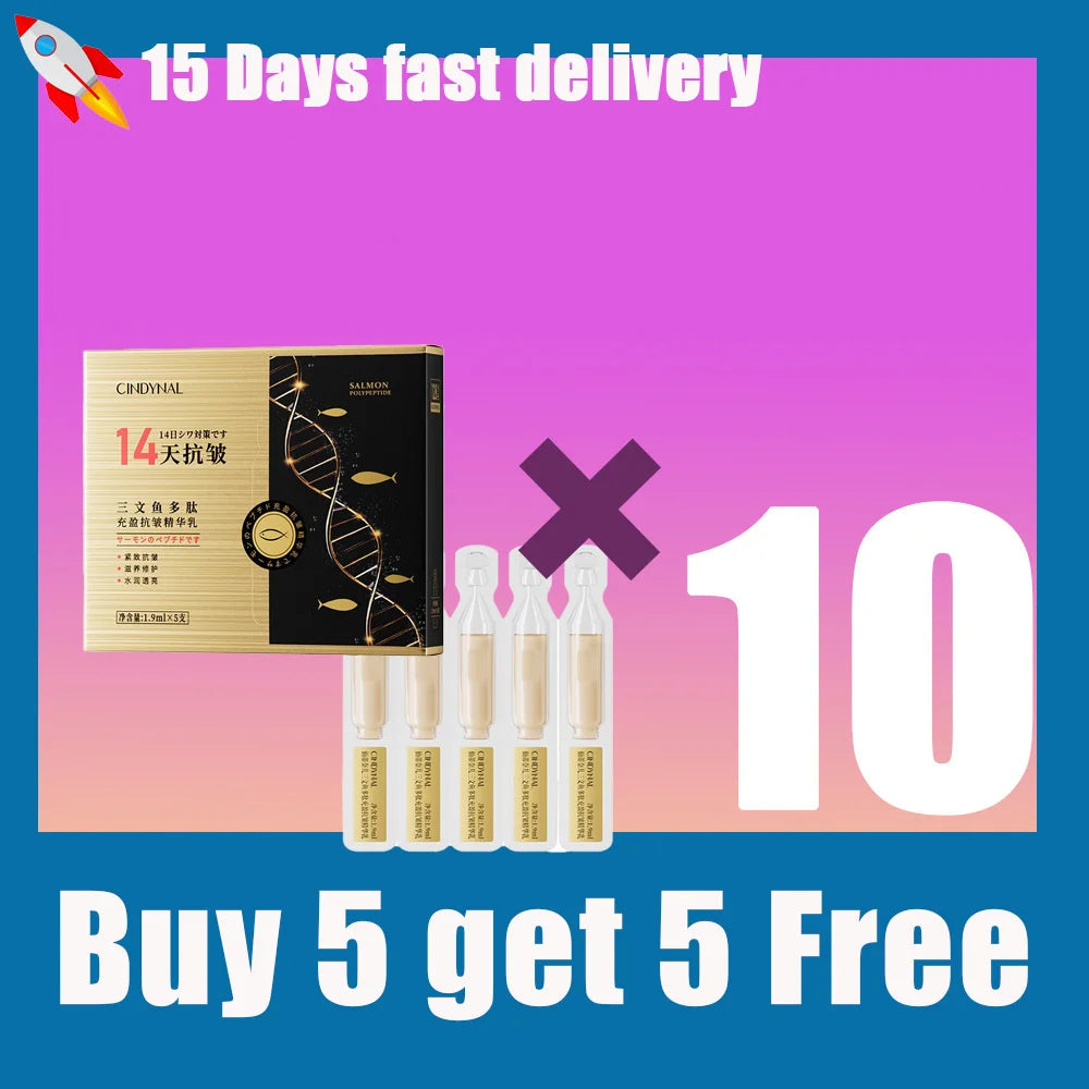 Salmon DNA Light Energy Anti- Wrinkle  Serum Fade Fine Lines Facial Moisturizing brightning Anti Aging Firming Skin Care Halalzen