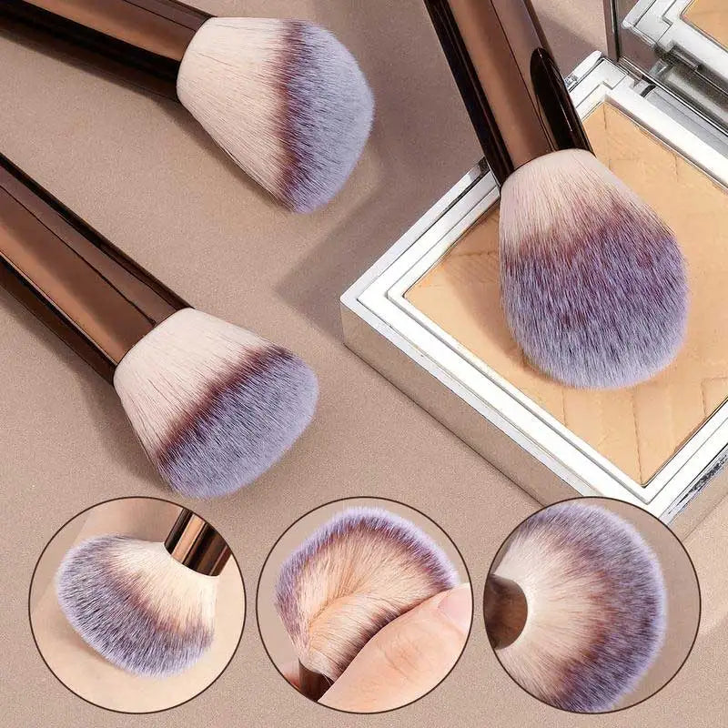 13pcs Makeup Brushes with Storage Bag Soft Fluffy Cosmetic Foundation Powder Eyeshadow Kabuki Blending Beauty Tool Makeup