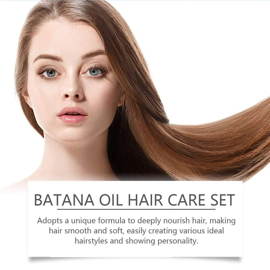 Shampoo And Conditioner Sets Batana Oil For Hair Deep Moisturizing Repair Damaged Hair Treatment Anti Hair Loss Cleansing Care Halalzen
