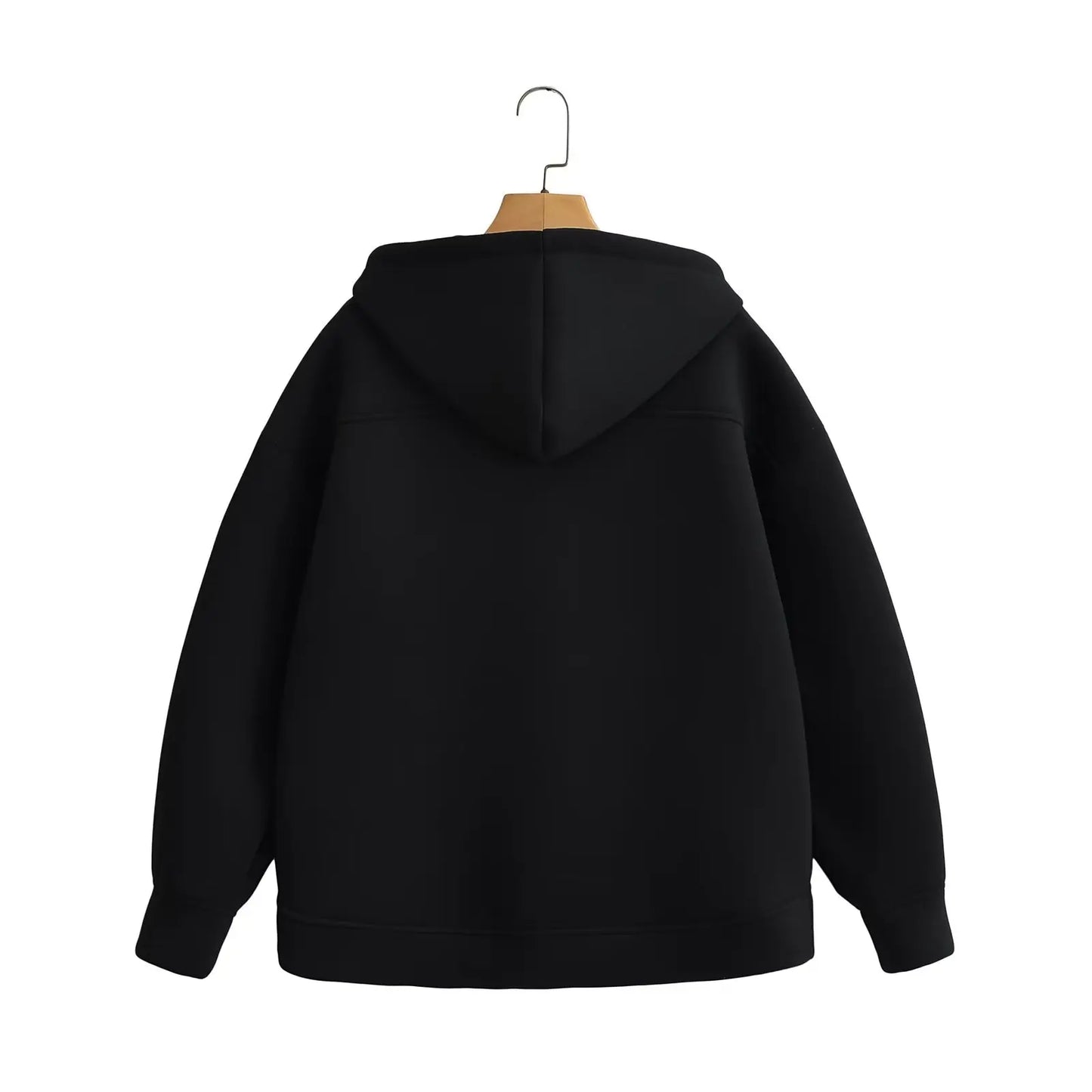 MUJER Zip up Hoodies Women Autumn Hooded Sweatshirt Woman Long Sleeve Oversized Women's Sweatshirts Zip Hoodie Women Jackets