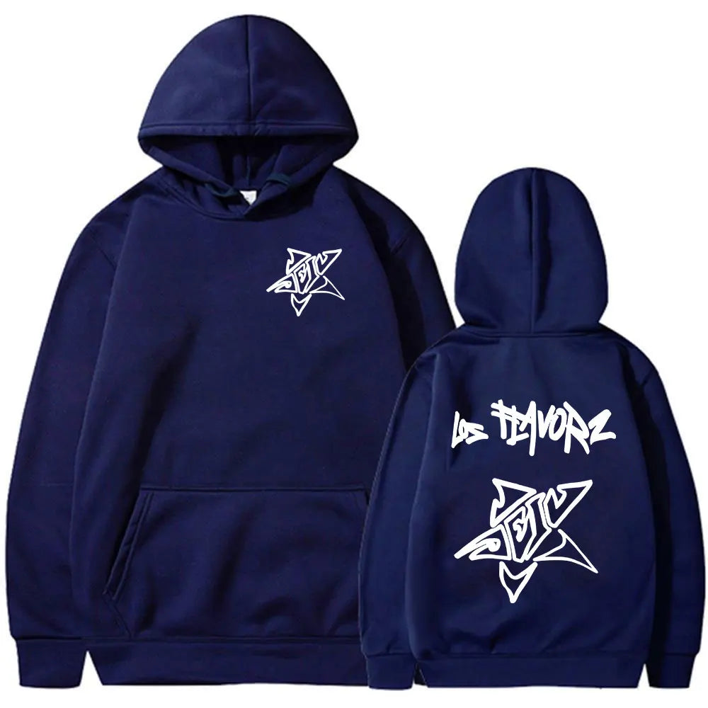 Rapper Dei V Los Flavorz 2025 Album Hoodies Men Women Clothing Fashion Harajuku Long Sleeve Sweatshirt Oversized Pullovers Hoody