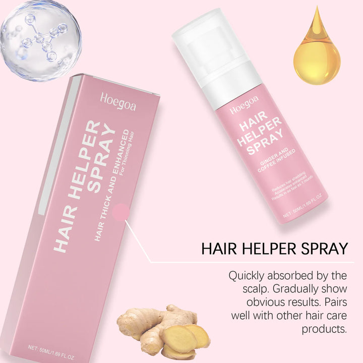 HOEGOA Hair Moisturizing Spray Reduce Loss Improving Quality Relieve Scalp Oiliness Removing Dandruff Smoothing Hair Cares Spray