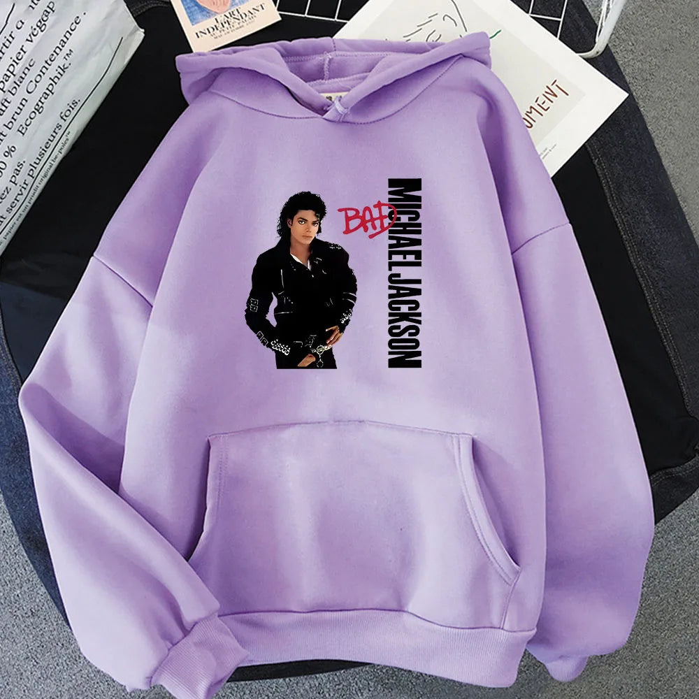 Michael Jackson Graphic Hoodies Long-sleeved Fashion Sweatshirts for Boys/girls Unisex Graphic Printing Moletom New Pullovers