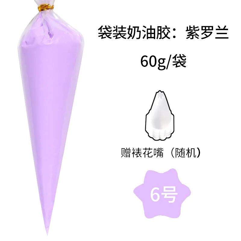 60g Imitation Cream Glue Charms Handmade Whipped Phone Case Decoden Shaker Jewelry Tools Tools Professional