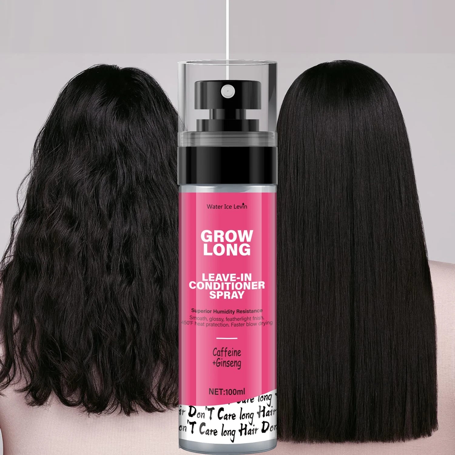No-Wash Conditioner Spray - Moisturizing, Oil-Controlling, No-Wash Dry Hair Care, Suitable for All Hair Types, Hair Care Essentials for Men and Women Halalzen