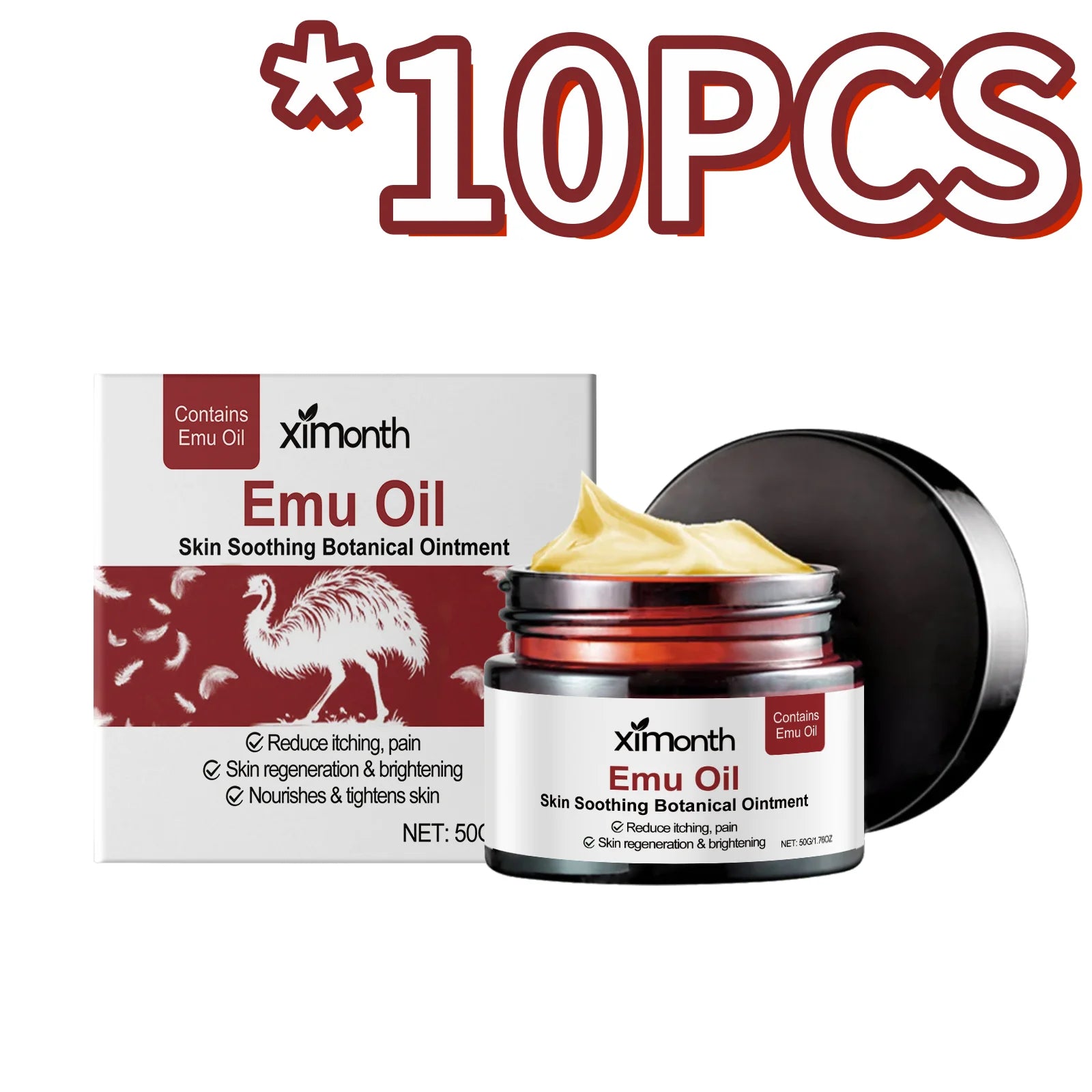 Ximonth Emu Oil Skin Cream Repair Rough Body Skin Nourish Enhance Skin Barrier Moisturize Gentle Effective Body Skin Care Creams
