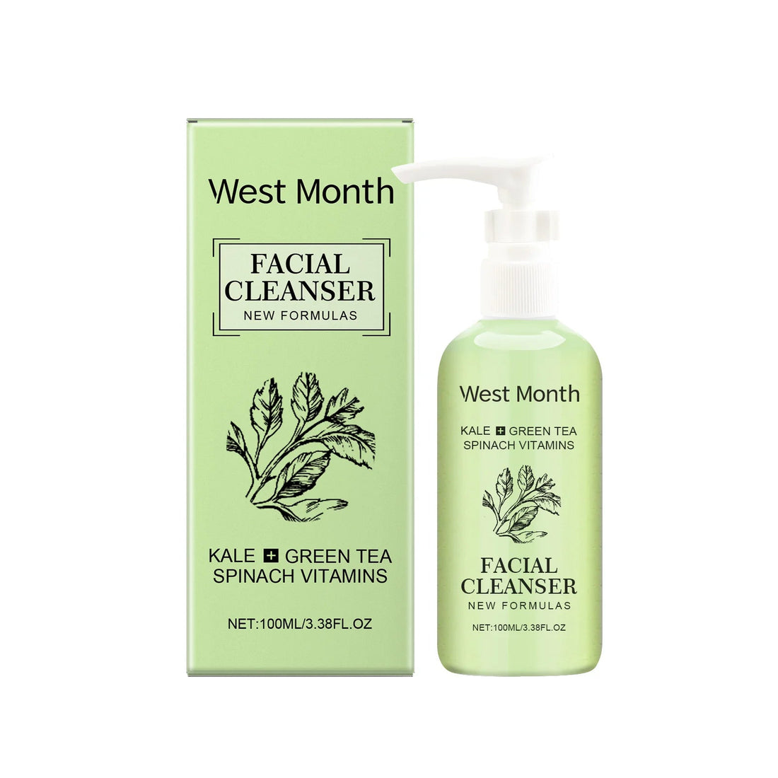 Moisturizing Face Wash Gentle Cleansing Oil Control Soothing Rejuvenation Brightening Blackhead Removal Rich Foam Face Cleanser Halalzen
