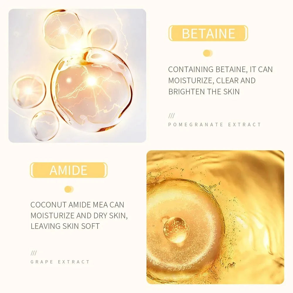 BIOAQUA Rice Raw Pulp Facial Cleanser Face Wash Foam skincare Moisturizing Skin Brightening Rejuvenation Face Cleanser Skin Care Halalzen