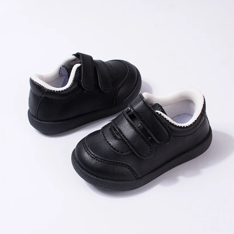 New Arrival Unisex Daily Outdoor Non-slip Lightweight Comfortable White Sneakers Toddlers First Walking Shoes EK9S101/220