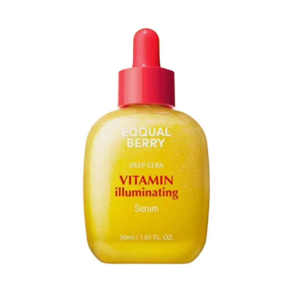 Korean EQQUALBERRY Bakuchiol Plumping Serum - VITAMIN Illuminating Reduces Wrinkles Lifts Skin Moisturizes Brightens Skincare Halalzen