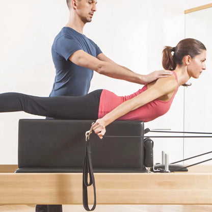 2PCS Pilates Straps Pilates Double Loop Straps D-Ring Exercise Straps Yoga Strap Yoga Exercise Accessories for Home Gym Workout