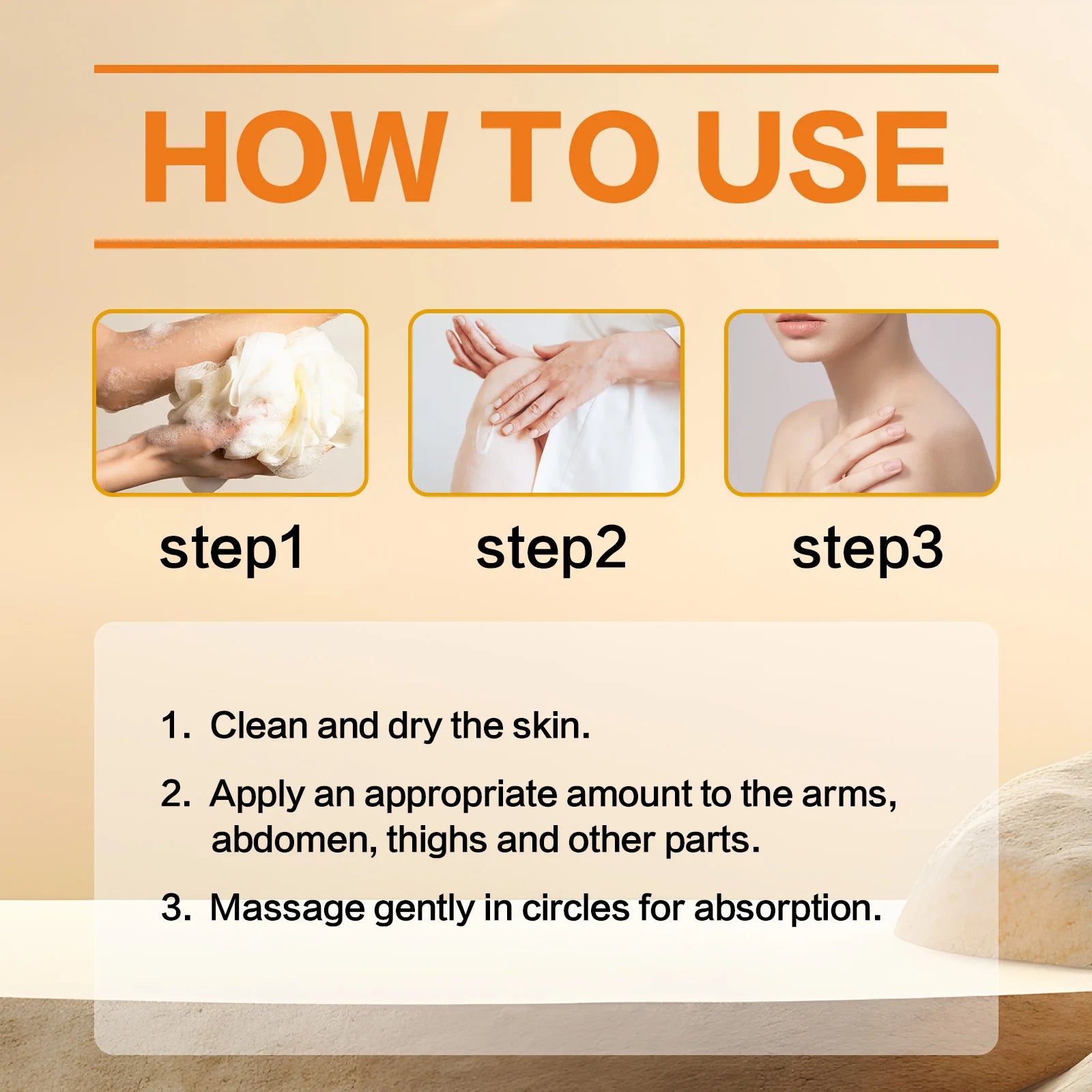 130g Ginger Firming Cream Skin Nature Smoother Tightening Cream for Leg Body Hydrating & Elasticity-Boosting Reduces Fine Lines