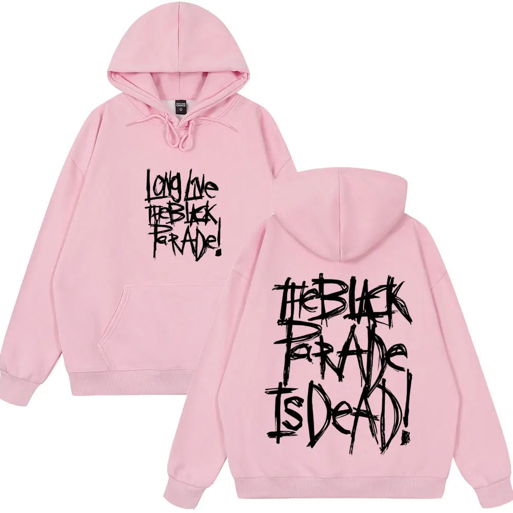 My Chemical Romance MCR Band Hoodies Women Couple Winter Hoodie Hip-hop Tracksuit Classic Hoody Spring Fashion Winter Loose Wear