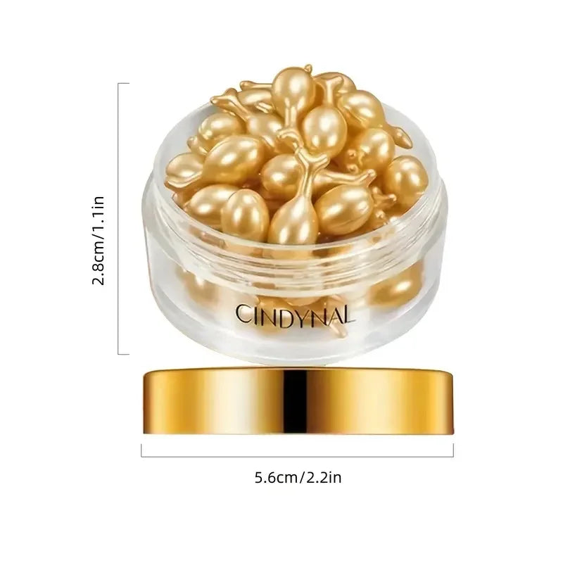 30 Hyaluronic Acid Essence Capsules — Deeply Nourishes and Moisturizes, Rejuvenates Youthful Skin, Suitable for Face and Neck to Lock in Moisture — Easy to Carry, Use Anytime, Perfect for Travel