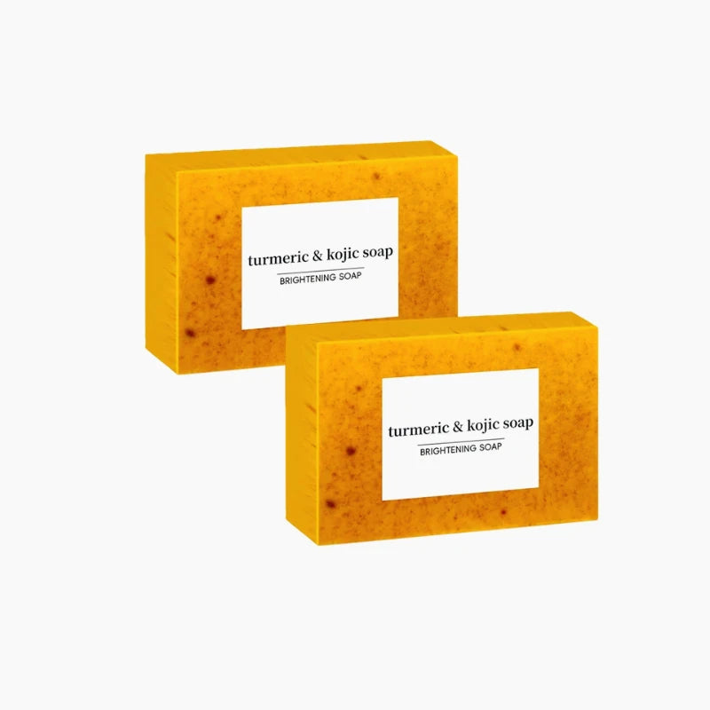 1/2/3Pcs  Turmeric Hand Made Soap, Lemon Kojic Acid Soap, Shower and Facial Soap Body Care