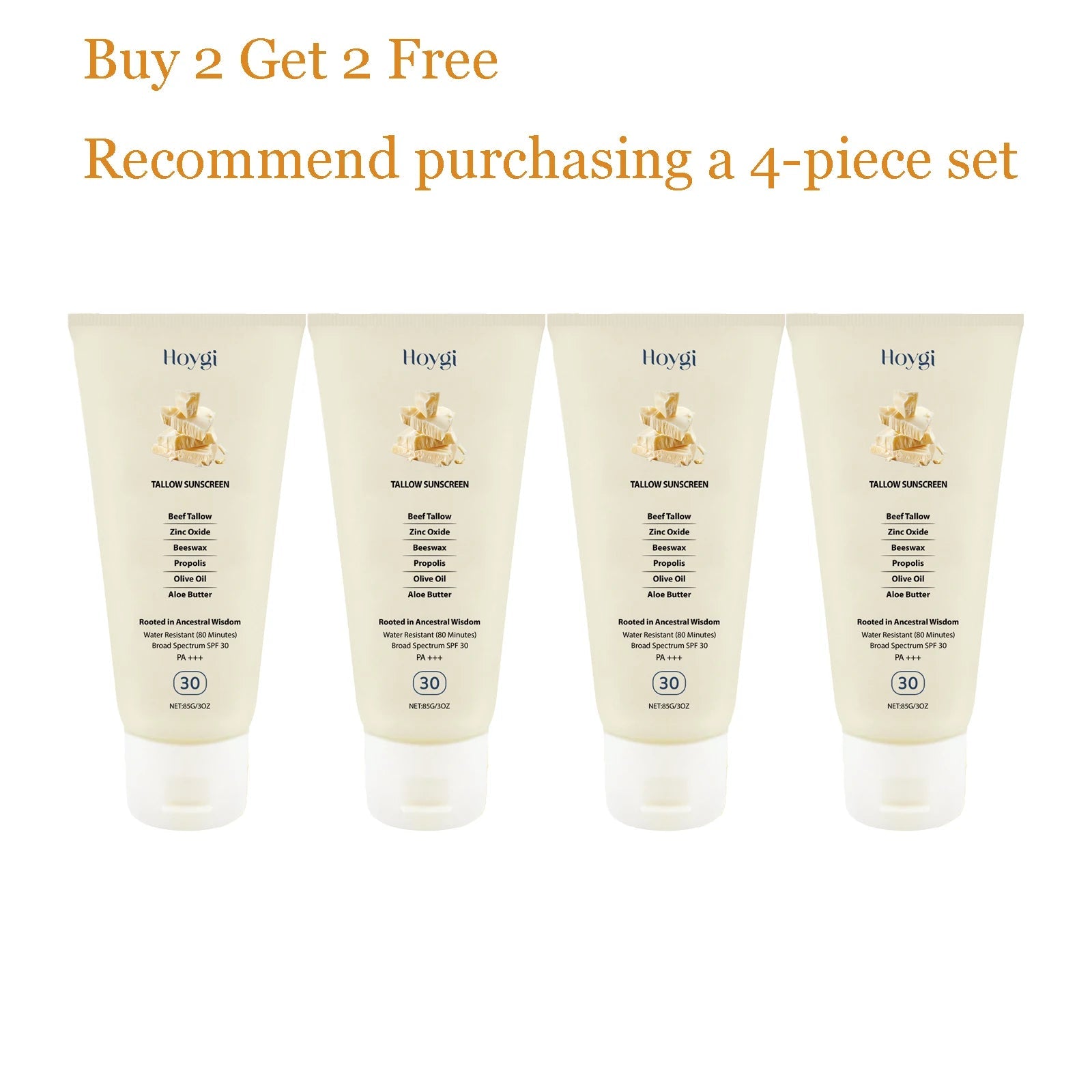 85g SPF30 Body Sunscreen Lotion Lightweight Refreshing Non-sticky Breathable Sweatproof Anti-UV Glowing Hydrating Sunblock Cream Halalzen