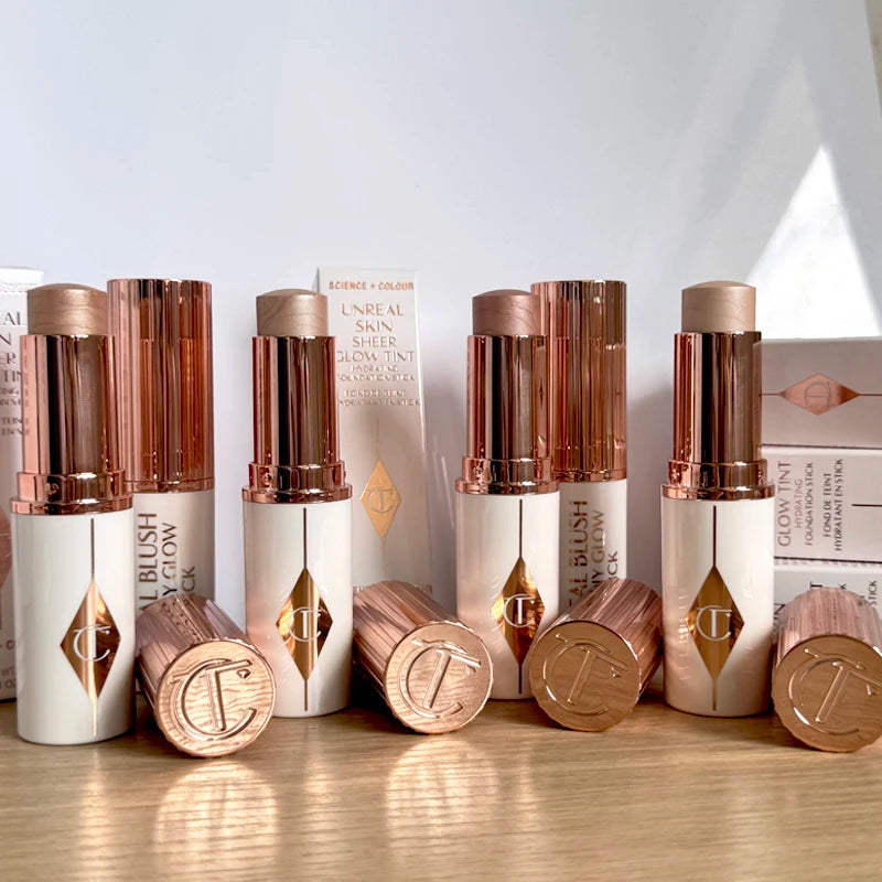 Charlotte Tilbury Airbrush Flawless Blur&beautiful Skin Radiant Concealer Unreal Skin Sheer Glow Tint Hydrating Foundation Stick